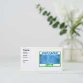 CARTE DE VISITE RÊVE BLEU SATIVA (Debout devant)