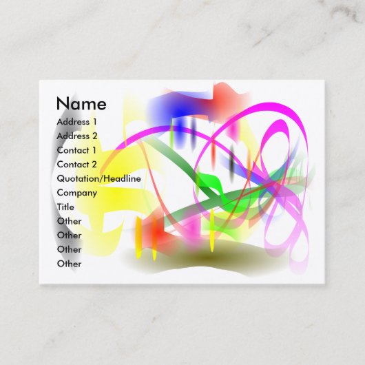 Carte De Visite rêve de matin, CALENDRIER 2011 (Devant)