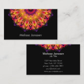 Carte De Visite Rêve de pierre gemme - Mandala (Devant / Derrière)