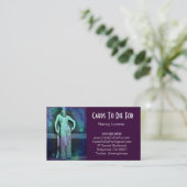 Carte De Visite Rêve de vert bleu - Astra (Debout devant)