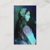 Carte De Visite Rêve de vert bleu - Claudia (Dos)