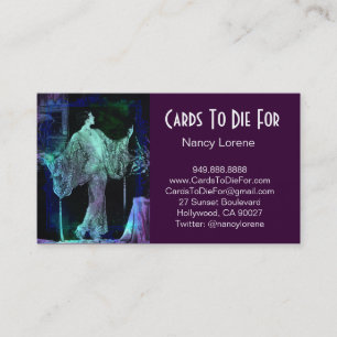 Carte De Visite Rêve de vert bleu - Vanya