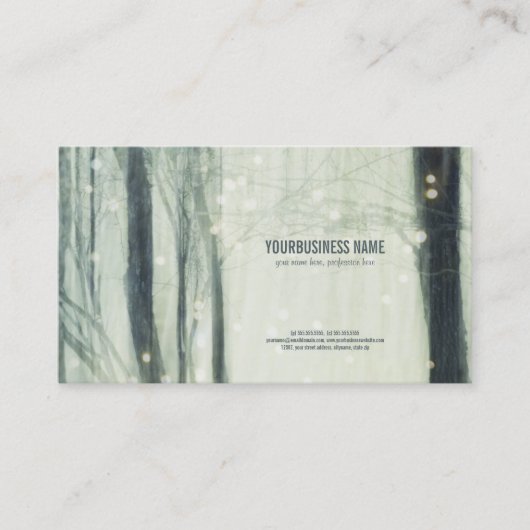Carte De Visite Rêve d'hiver (Devant)