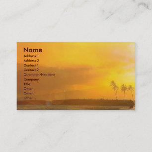 Carte De Visite Rêve exotique