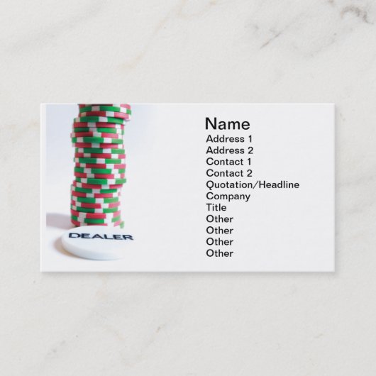 Carte De Visite Revendeur (Devant)