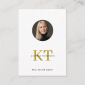 Carte De Visite Revendeur de photo immobilier professionnel White  (Devant)