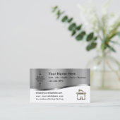 Carte De Visite Revendeur ou Modèle photo de représentant d'assura (Debout devant)