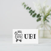 Carte De Visite Revenu De Base Pour Tous (Debout devant)