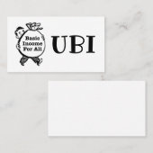 Carte De Visite Revenu De Base Pour Tous (Devant / Derrière)