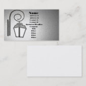 Carte De Visite Réverbère (Devant / Derrière)