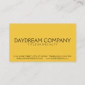 Carte De Visite rêveries de soleil (Dos)