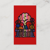 CARTE DE VISITE RÉVOLUTION (Dos)