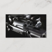 Carte de visite revolver cool (Dos)