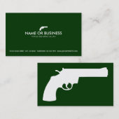 Carte De Visite revolver simple (Devant / Derrière)