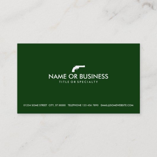 Carte De Visite revolver simple (Devant)