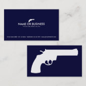 Carte De Visite revolver simple (Devant / Derrière)