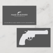 Carte De Visite revolver simple (Devant / Derrière)