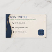 Carte de visite RH moderne. (Dos)
