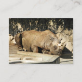 Carte De Visite Rhino couché (Dos)