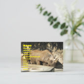 Carte De Visite Rhino couché (Debout devant)