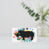 Carte de visite rhinocéros Abstraits (Debout devant)