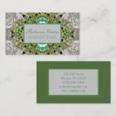 Carte De Visite rhinocéros girly (Devant / Derrière)