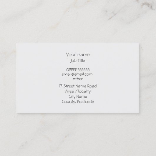 Carte De Visite Rho Ophiuchi Cloud Complex - James Webb NIRCam (Dos)