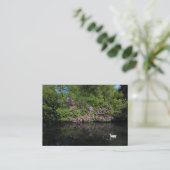 Carte De Visite Rhododendrons (Debout devant)