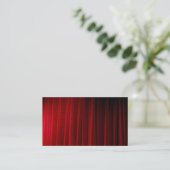 Carte De Visite Rideau rouge (Debout devant)