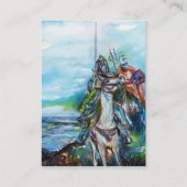 Carte De Visite RIDERS DANS LA TEMPÊTE noir bleu violet rouge brun (Dos)