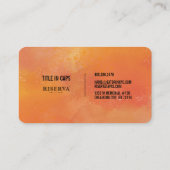 Carte De Visite Riserva - Directeurs généraux (Dos)