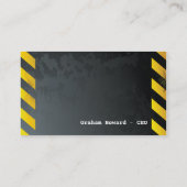 Carte De Visite Risques lourds (Dos)