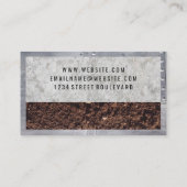 Carte De Visite Rivets métalliques | Béton | (Dos)