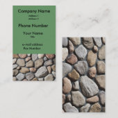 Carte De Visite Rivières Rocks (Devant / Derrière)