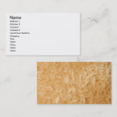 Carte De Visite Riz (Devant / Derrière)