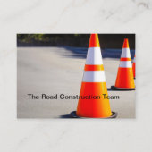 Carte De Visite Road Construction Asphalt And Concrete (Devant)