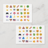 Carte De Visite Roaring Kitty 35 Emoji Timeline GME MOASS DFV meme (Devant / Derrière)