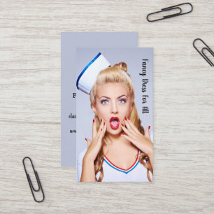 Carte de visite Robe chic.