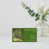 Carte De Visite Robe de châtaignier à Blossom, Vincent van Gogh. (Debout devant)