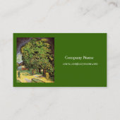 Carte De Visite Robe de châtaignier à Blossom, Vincent van Gogh. (Dos)