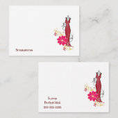 Carte de visite, Robe-Maker, Seamstress (Devant / Derrière)