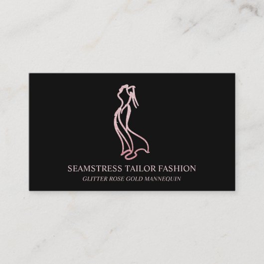 Carte De Visite Robe Rose or Seamstress Tailor (Devant)