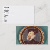 Carte De Visite Robert Dudley, comte de Leicester (c.1532-88) 1576 (Devant / Derrière)