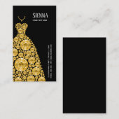 Carte De Visite Robes Diamant Glam Gown (Devant / Derrière)