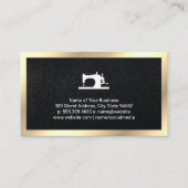 Carte De Visite Robes | Machine à coudre | Seamstress (Dos)