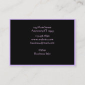 Carte De Visite Robes Mariages (Dos)