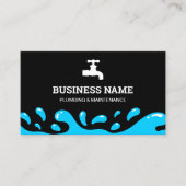 Carte De Visite Robinet d'eau de plomberie pour homme-main (Devant)