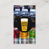 Carte De Visite Robinets de bière | Verres à shot (Devant)