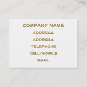 CARTE DE VISITE ROBINS (Dos)