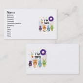 Carte De Visite Robot 2e chemises et cadeaux d'anniversaire (Devant / Derrière)